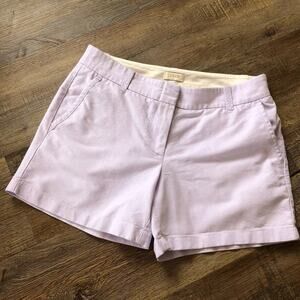 J. Crew lavender (purple) shorts size 4
